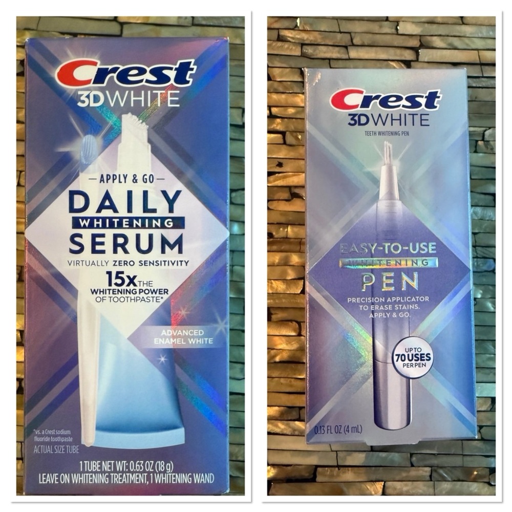 Crest 3D White Daily Whitening Serum and Pen Set